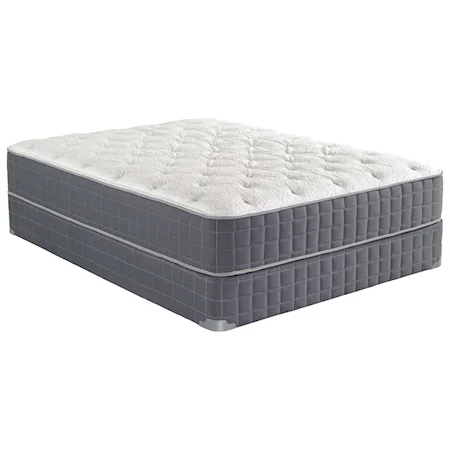 Twin 12" Plush Mattress and 9" Wood Foundation